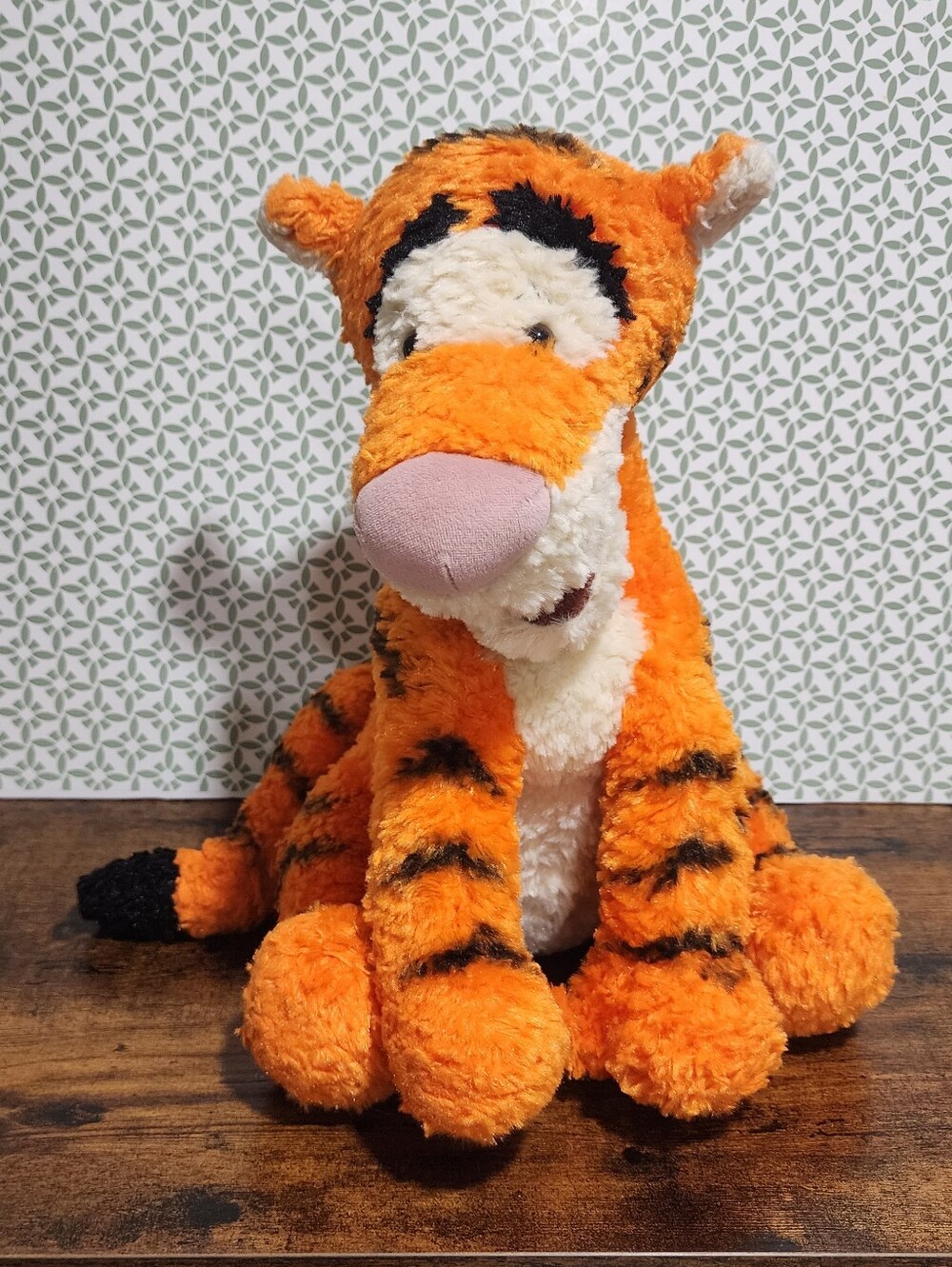 Disney Orange and White Tigger Plush Stuffed Animal